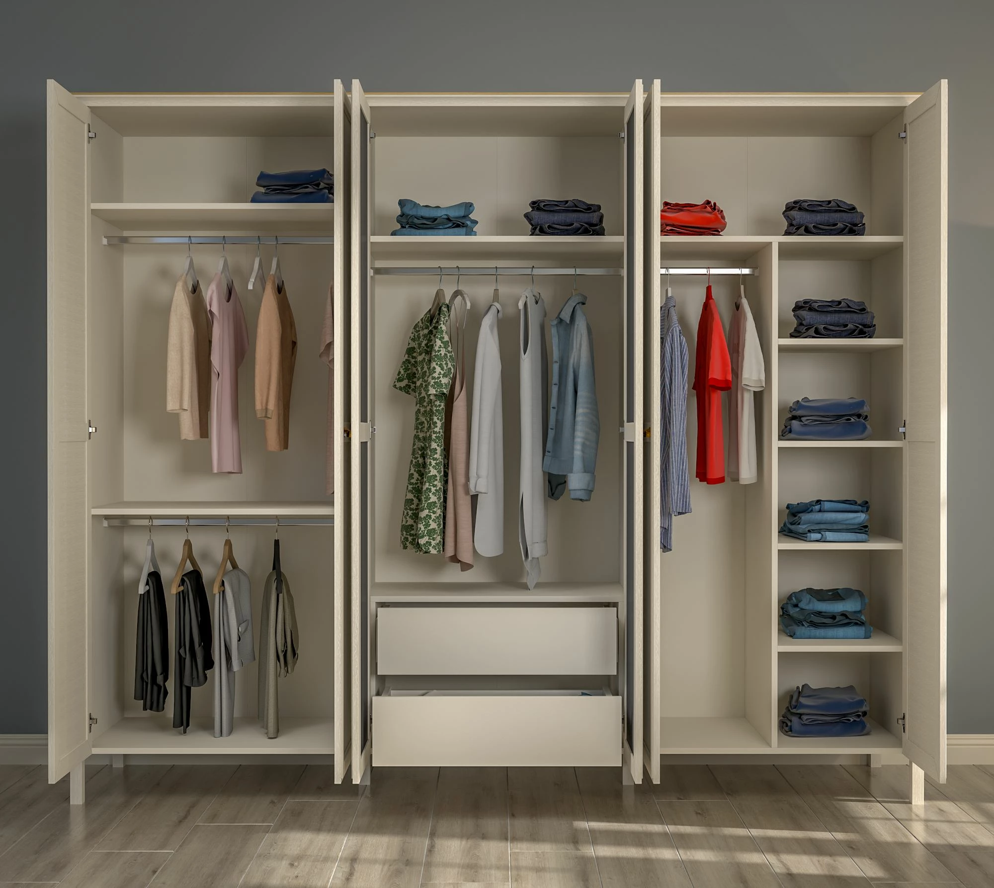 Dollap krem Skye Decor, FRN-21006