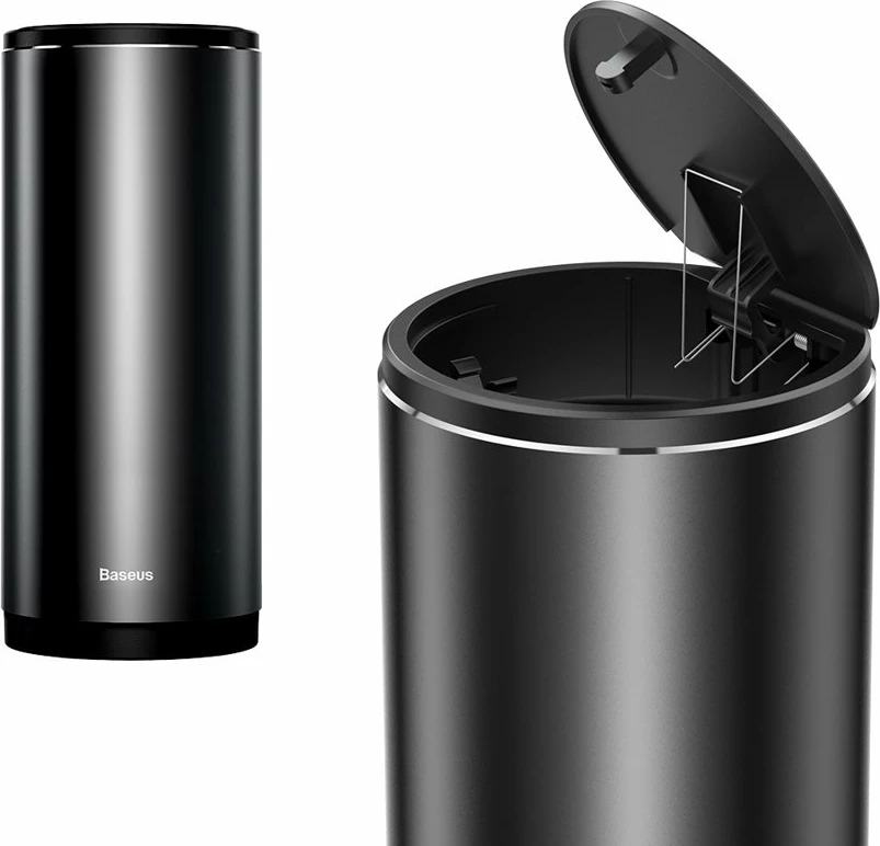 Kosh mini për mbeturina Baseus CRLJT-01, për veturë, i zi