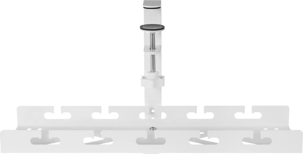 Organizues kabllosh nën tavolinë Maclean MC-105 W, çelik, bardhë