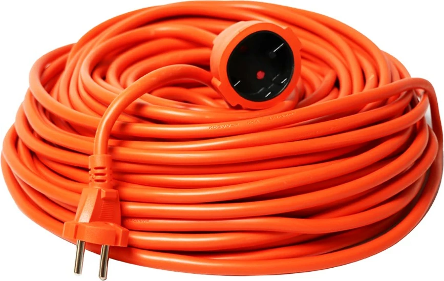 Zgjatues elektrik VERTEX PZO40M2x1.0mm, 40m, portokalli