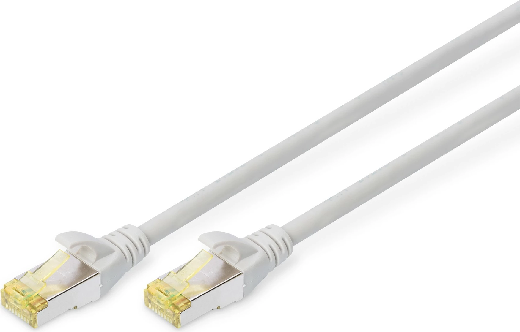 Kabëll rrjeti Digitus CAT 6A S/FTP, 0.5m, RJ-45, gri