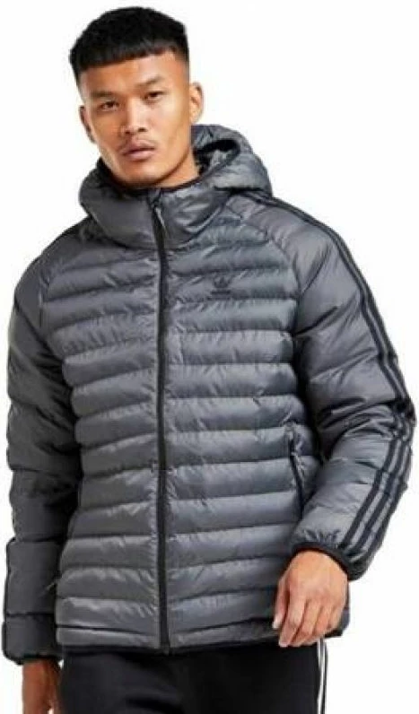 Jakne për meshkuj Adidas, hiri [Madhësia: S]
