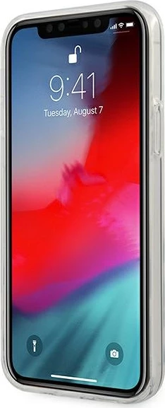 Mbështjellës Guess Flower Collection për iPhone 12 Pro Max 6.7", i zi, me lule