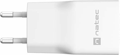 Karikues rrjeti Natec Ribera GaN Slim NUC-2376, 20W, 1x USB-A + 1x USB-C, 3A, i bardhë