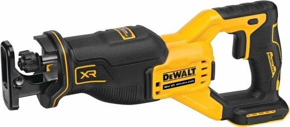 Sharrë reciproke Dewalt DCS382N 18 V, brushless, pa bateri/karikues, verdhë/zi