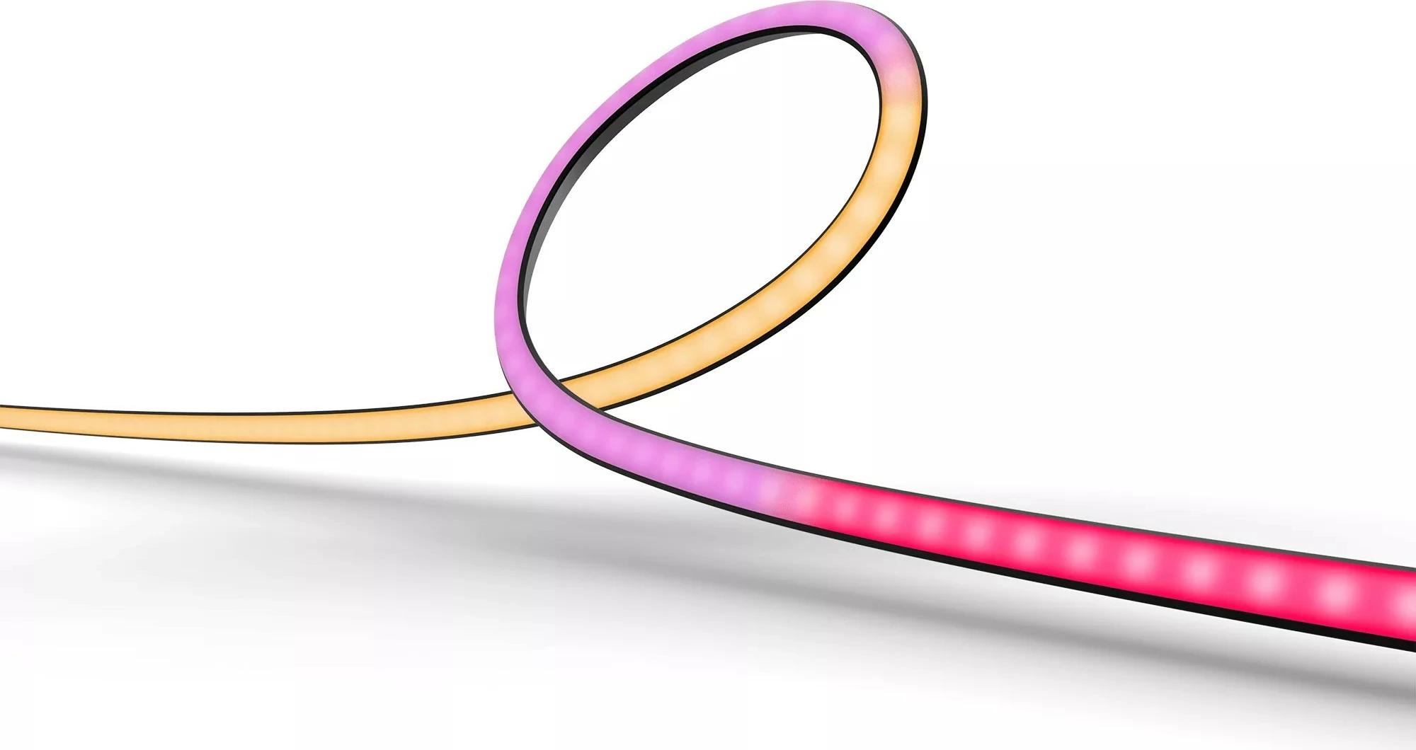 Dritë LED Philips Play Gradient për PC, Smart, Bluetooth, e bardhë, silikoni