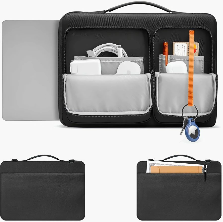 Çantë laptopi Tech-Protect Defender Bag 13-14, e zezë