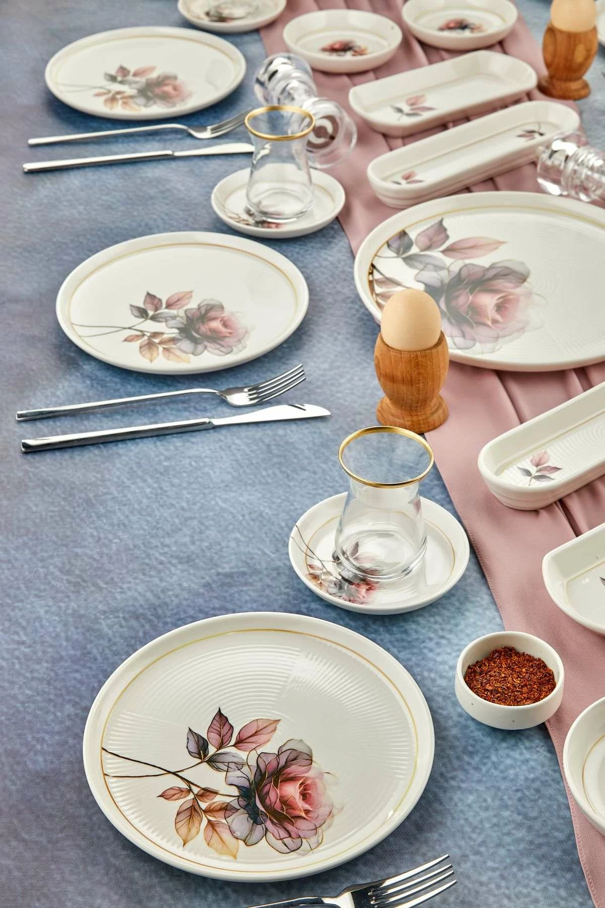 Set mëngjesi 21 pjesësh, Hermia Concept, HaleLuxRolyefli21