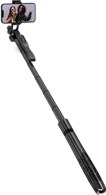 Selfie stick tripod CRONG SelfieGo Ultra me Bluetooth, 33-157.5cm, i zi