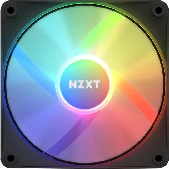 Ventilator kasë kompjuteri, NZXT, F Series F120 RGB Core (RF-C12SF-B1 RFC12SFB1), 120mm, RGB, 500rpm, 33dB, i zi