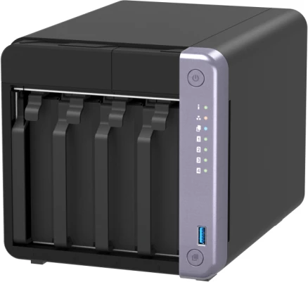 NAS server QNAP TS-432X-4G, 4-bay, 4GB RAM, 10GbE SFP+, 2x2.5GbE, i zi/gri
