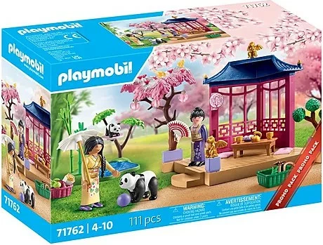 Set lodrash Playmobil My Life 71762 Asian Garden me panda, 111 pjesë