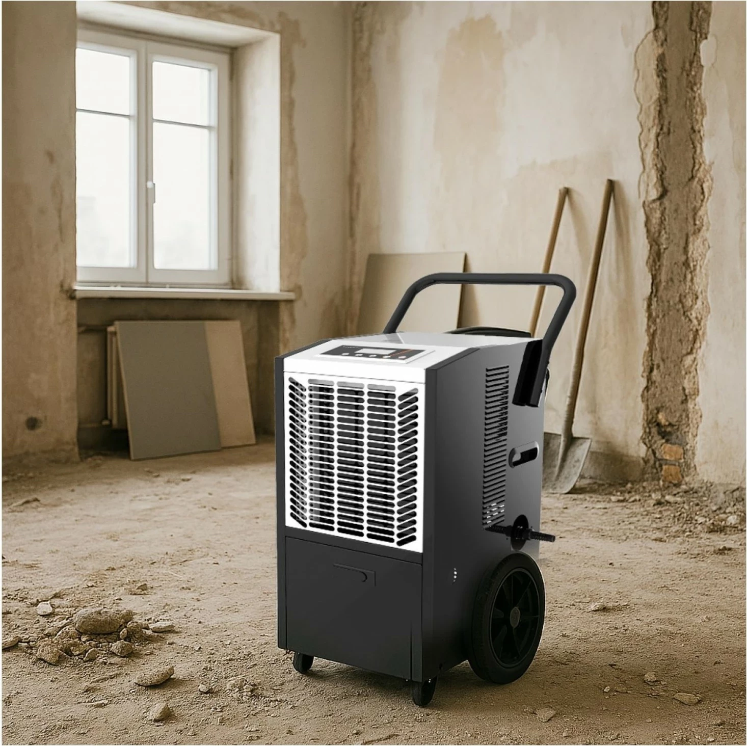 Osuese ajri Adler AD 7864, industriale, me rrota, 50L/ditë, e zezë