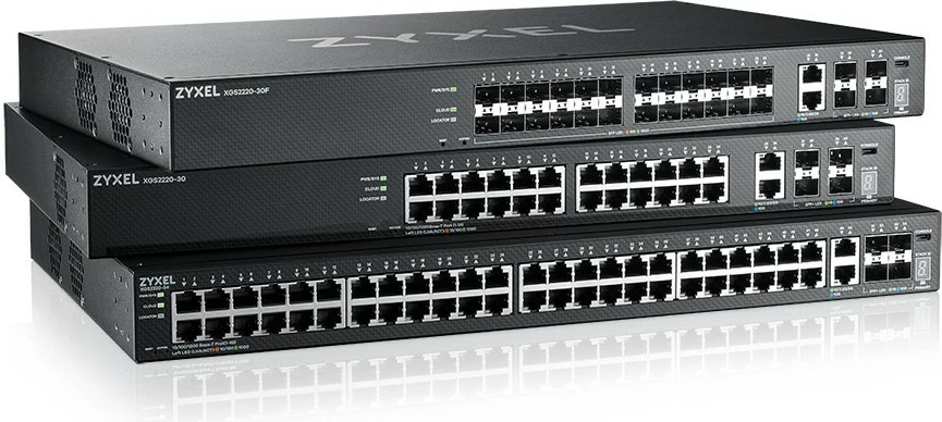 Switch Zyxel XGS2220-30F, 26+4P, 10G Ethernet