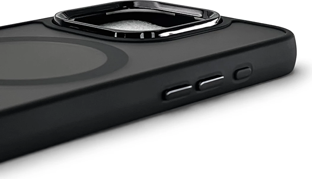 Mbështjellës Hurtel Fashion Case MagSafe për iPhone 16 Pro, TPU, i zi
