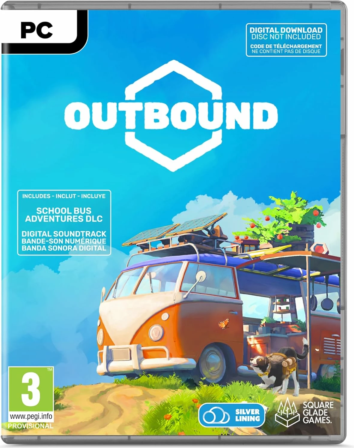 Lojë për PC Silver Lining Interactive Outbound, PEGI 3, me DLC School Bus Adventures + soundtrack digjital, kod digjital (pa disk)