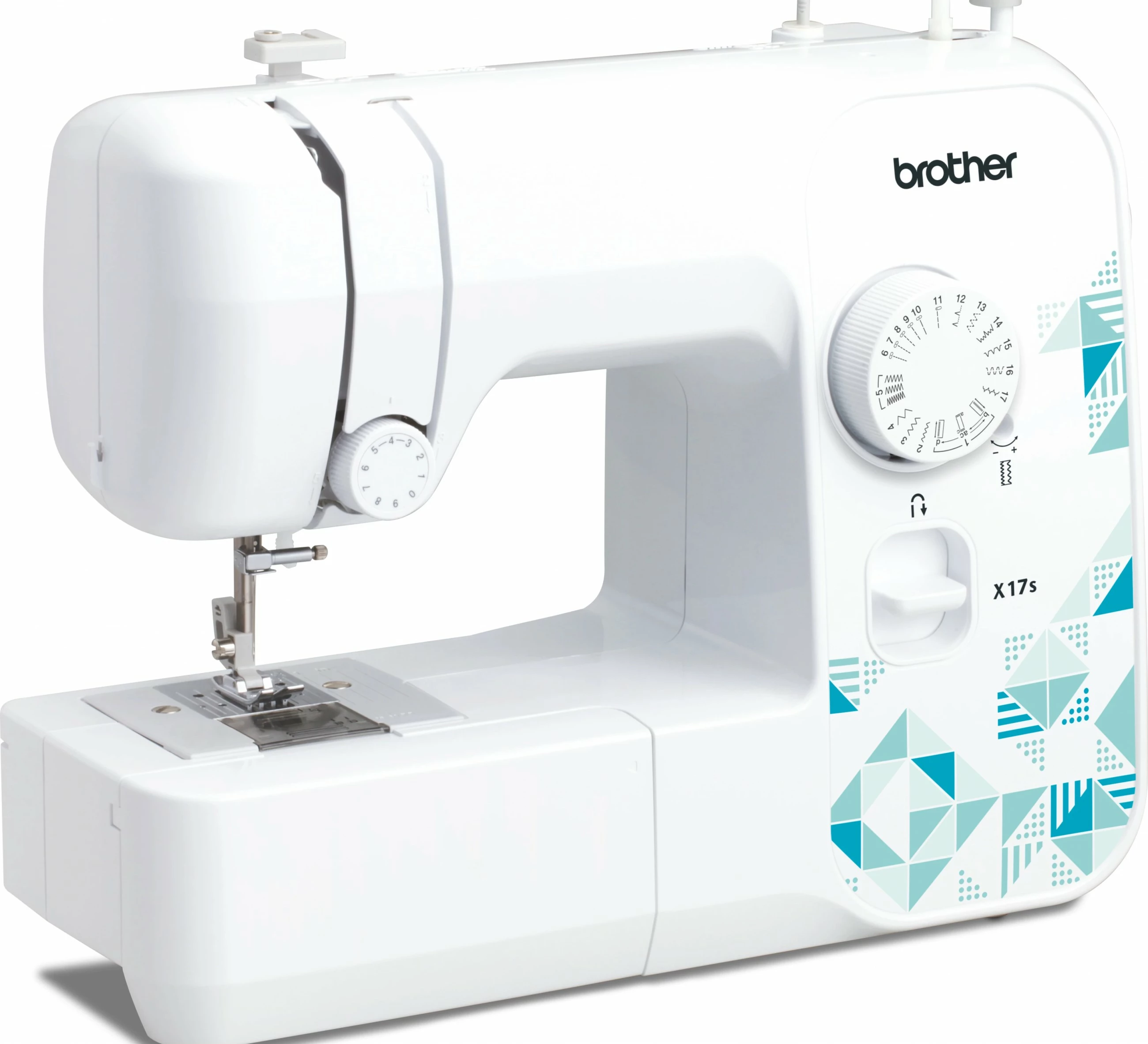 Makine qepëse Brother X17s, mekanike, e bardhë