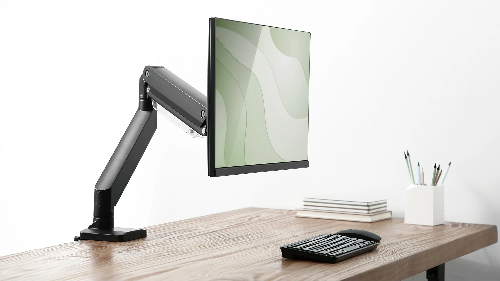 Mbajtës monitori Digitus Universal, Gas Spring dhe Clamp Mount, 15" deri në 35"