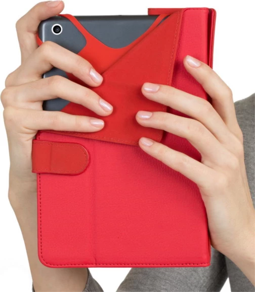 Çantë/mbështjellës për tablet RIVACASE 3137, 9.7-10.5", PU lëkurë, funksion stand, e kuqe