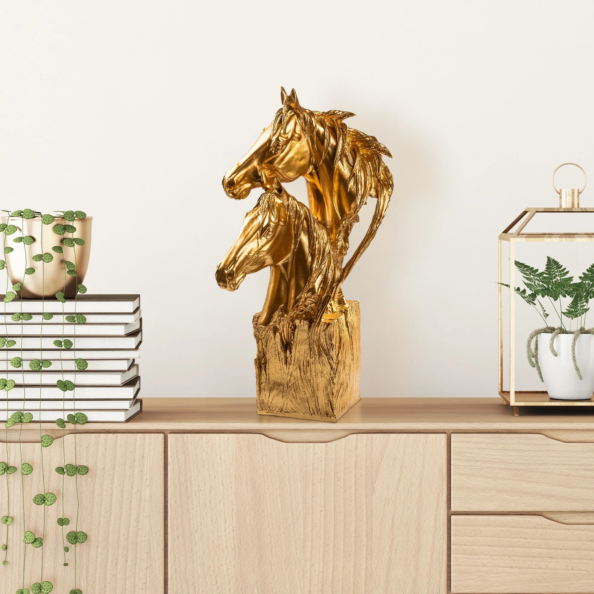 Objekt dekorativ Evila Originals, ngjyrë ari, Yak-043