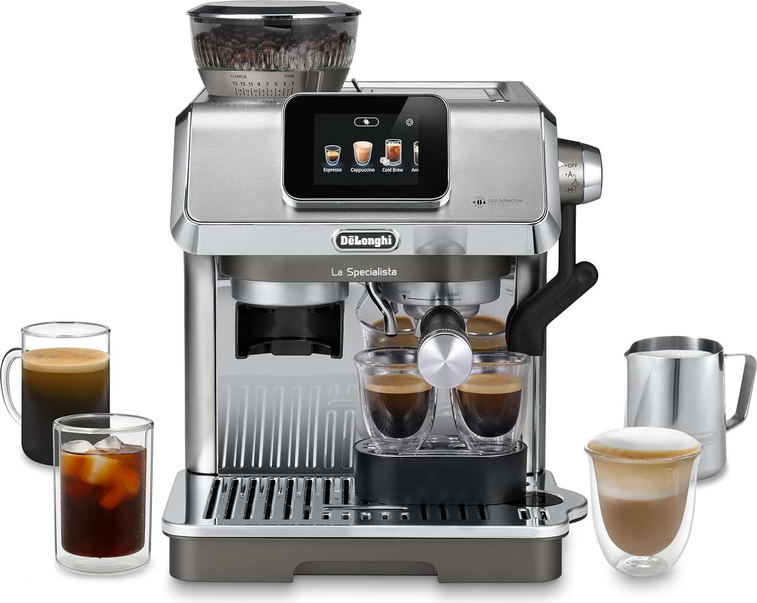 Makinë kafeje espresso DeLonghi La Specialista Touch EC9455.M, 1.8 L, 1450 W, inox