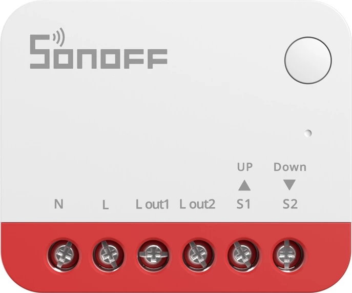 Ndërprerës smart Sonoff MINI-ZBRBS, ZigBee, për roleta elektrike, i bardhë