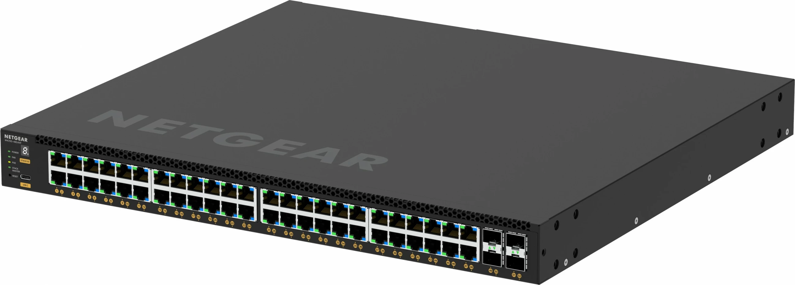 Switch NETGEAR M4350-48G4XF, Managed, L3, Gigabit Ethernet, PoE, Rack mounting, 1U