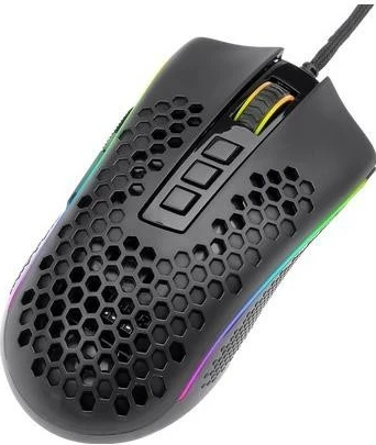 Mausi i lojërave Redragon M808 RGB Storm, me kabëll dhe ngjyra RGB
