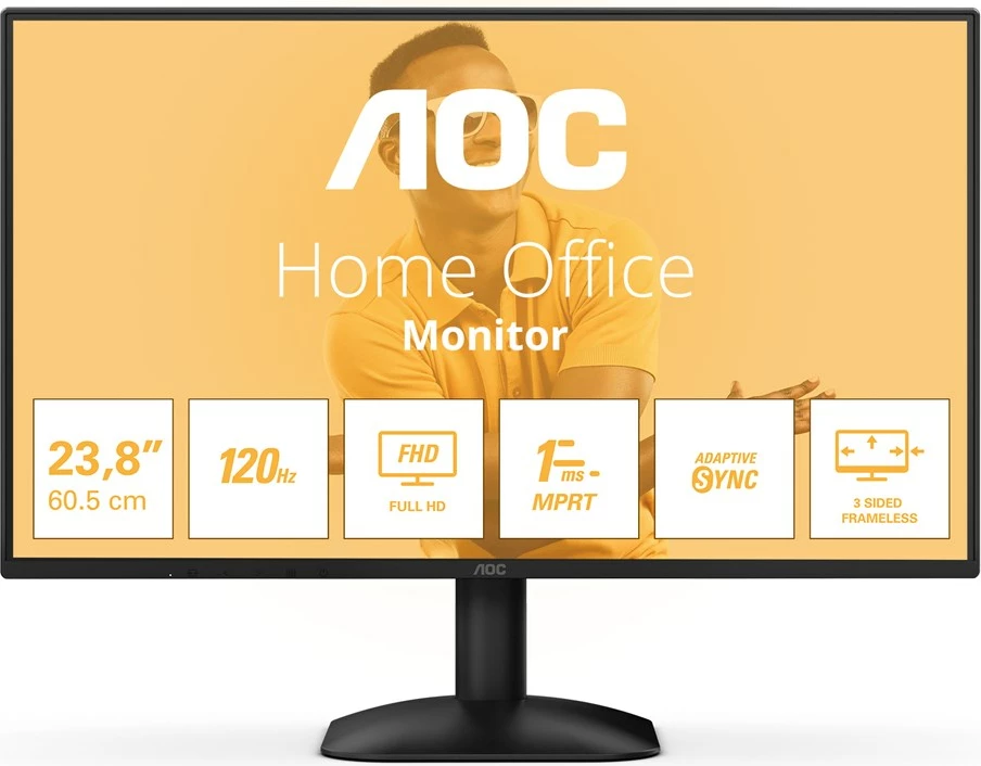Monitor AOC 24B31H, 23.8", Full HD, IPS, 120 Hz, Zi