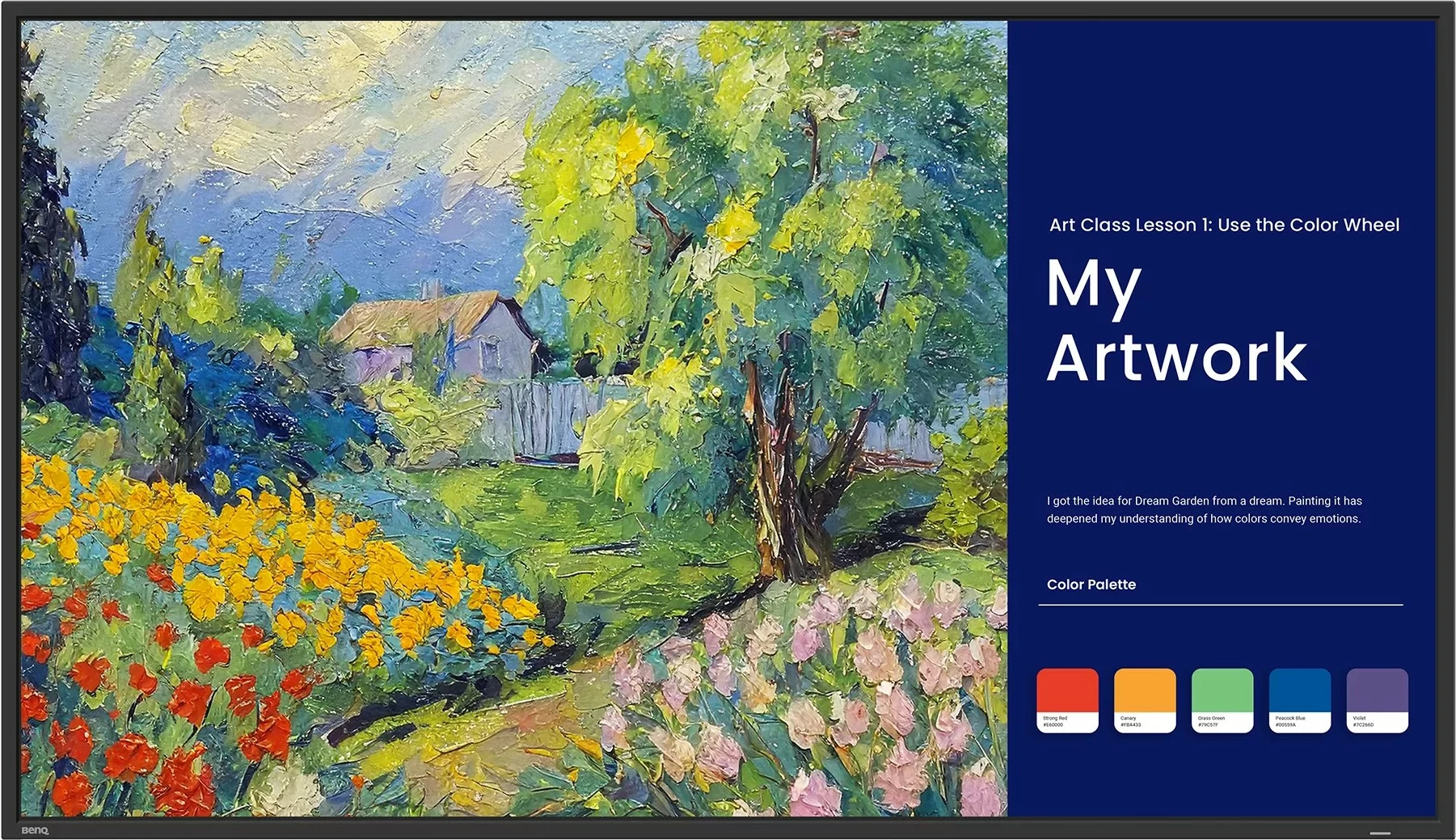 Ekran i madh BenQ SL4304, 43 inç, 4K Ultra HD, Android, i zi