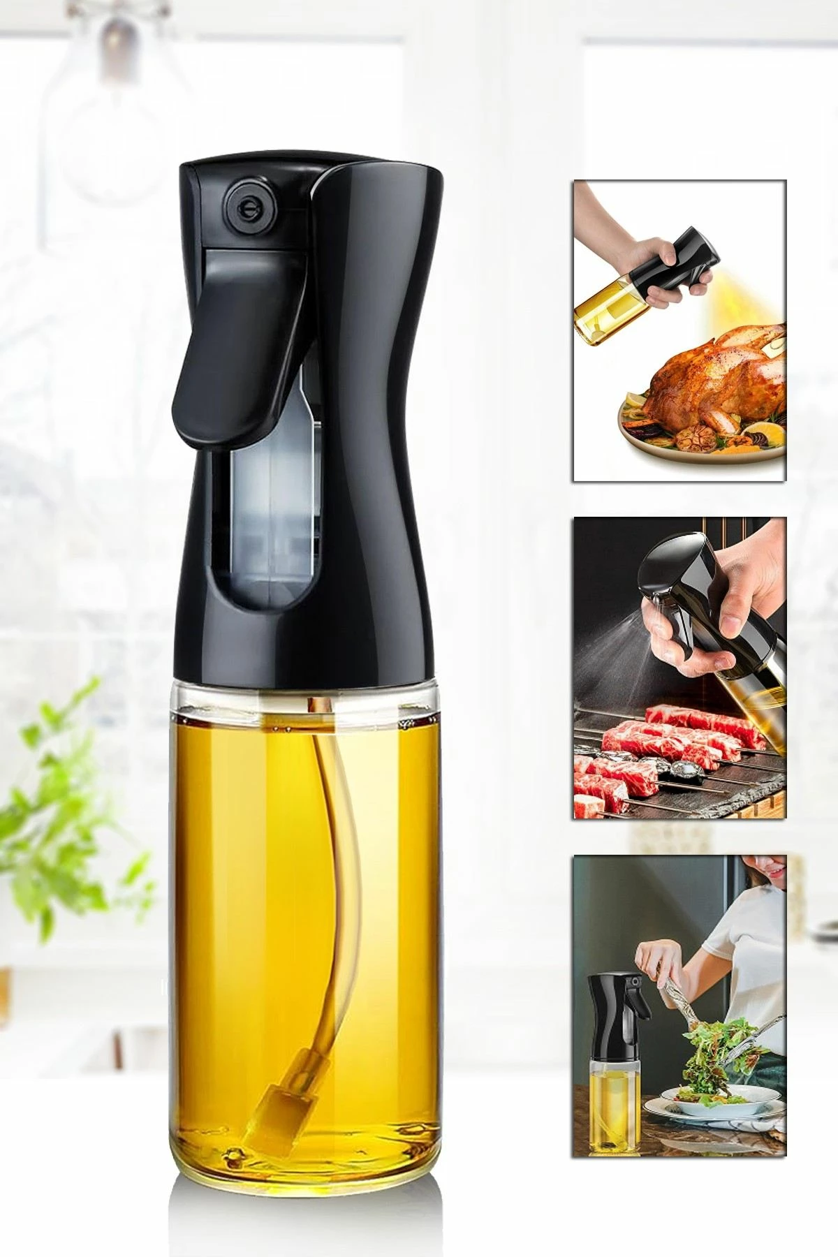 Shpërndarës vaji Hermia, C-SP-210, i zi