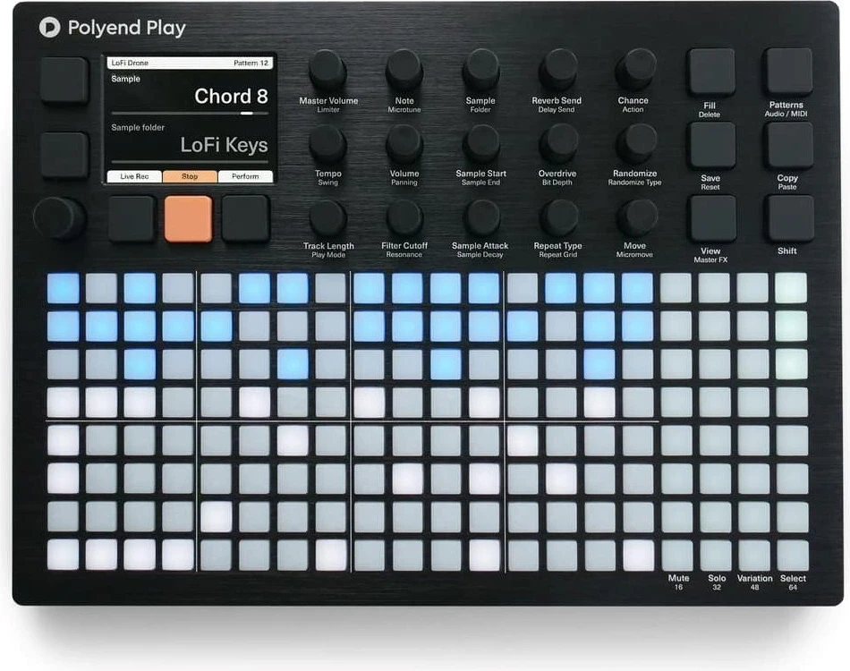 Groovebox Polyend Play, ngjyrë e zezë