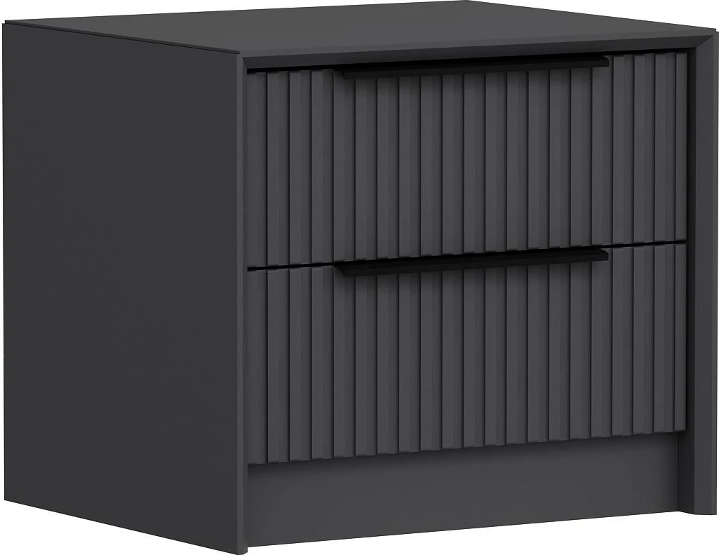 Komodinë nate Hanah Home, Kale Luxe Soft, anthracite, 4799