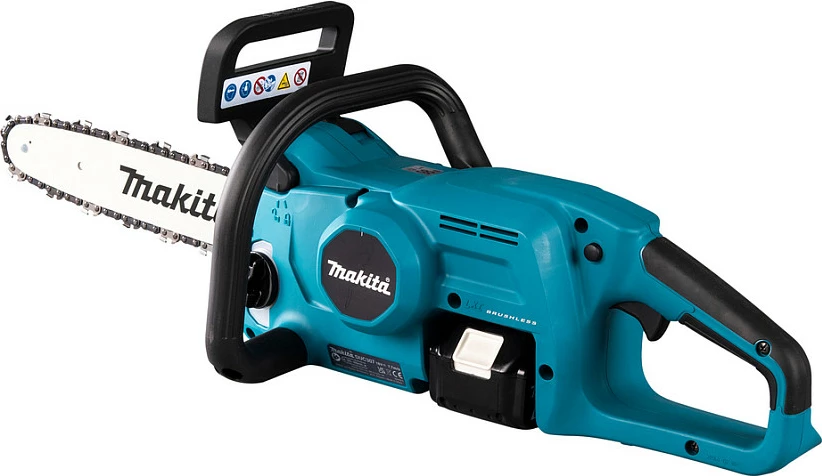 Sharrë elektrike Makita DUC307ZX2, brushless, 30 cm, 18V, zi/kaltër/çelik
