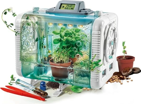 Set edukativ Clementoni Scientific Fun High-Tech Greenhouse për fëmijë, 1 copë
