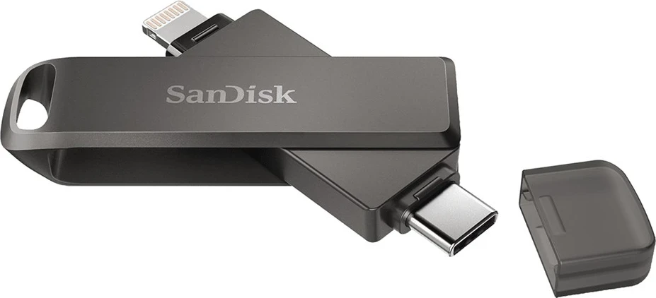 USB Flash SanDisk iXpand, 256 GB, USB Type-C / Lightning, Zi