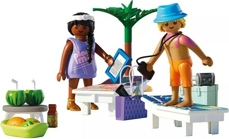Set lodrash Playmobil My Life 71908 me figura dhe aksesorë plazhi, plastikë