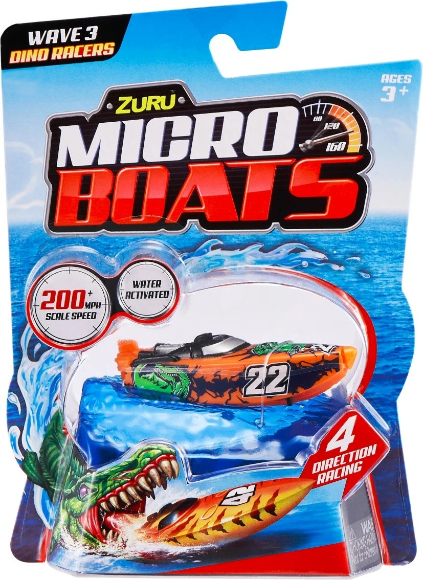 Lodër barkë ZURU Robo Alive Micro Boat Series 3, plastikë, ngjyra të ndryshme