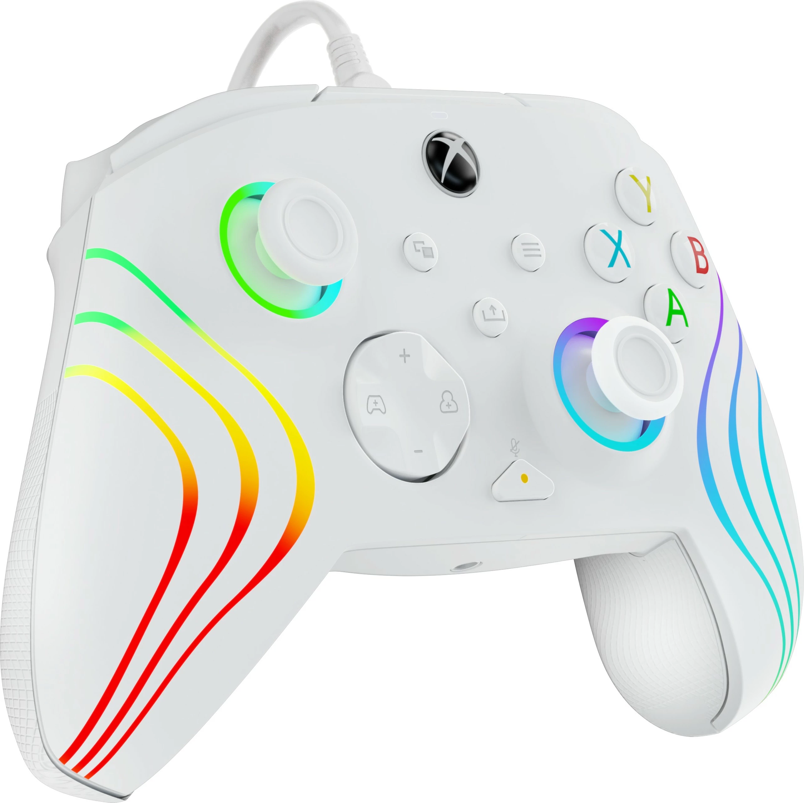 Gamepad PDP Afterglow Wave, Xbox Series X|S, PC, i bardhë