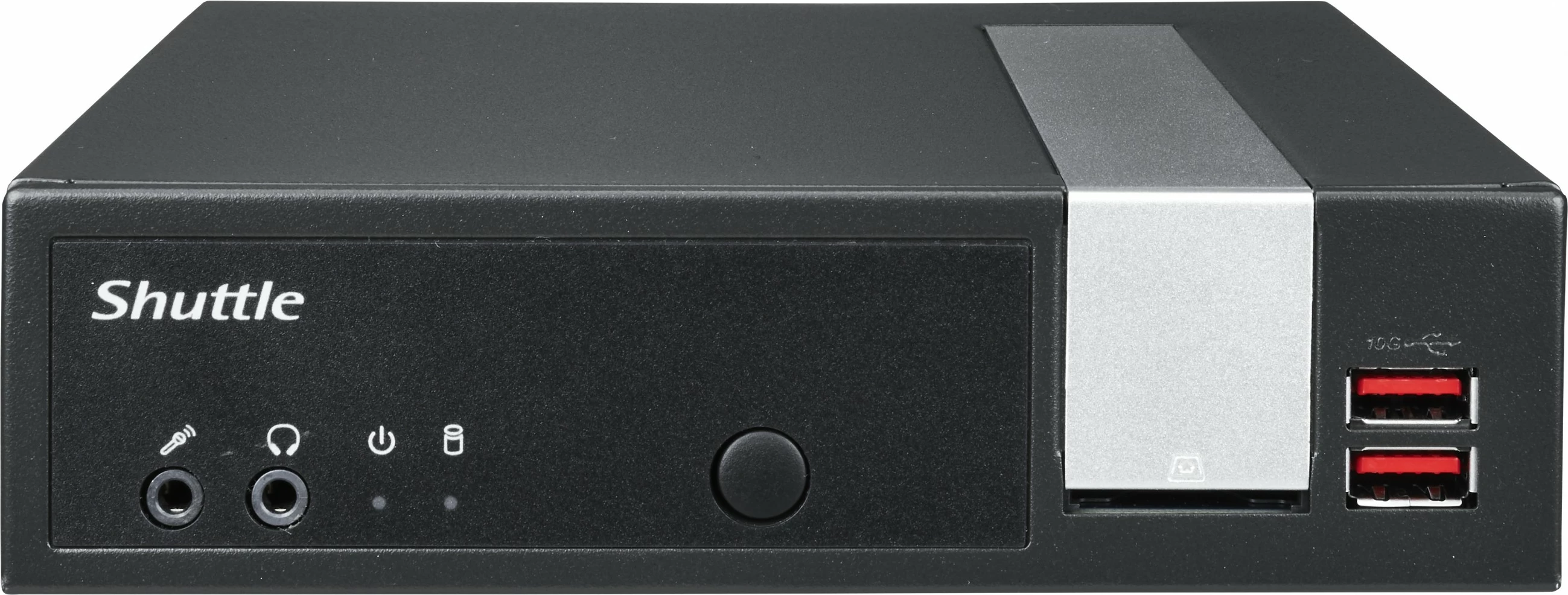 Mini PC Shuttle XPC slim Barebone DL20NV2, Celeron N4505, fanless, 1.35L, i zi