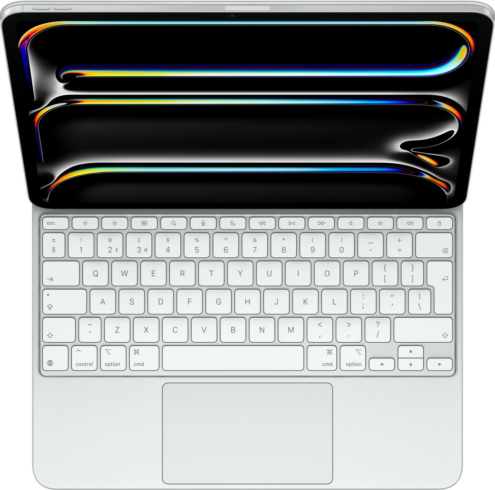 Tastierë wireless Apple Magic Keyboard për iPad Pro 13 M4, QWERTY, UK, bardhë
