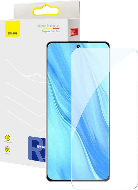 Mbrojtës ekrani xham i temperuar Baseus për Realme GT2 Master Explorer Edition, transparent