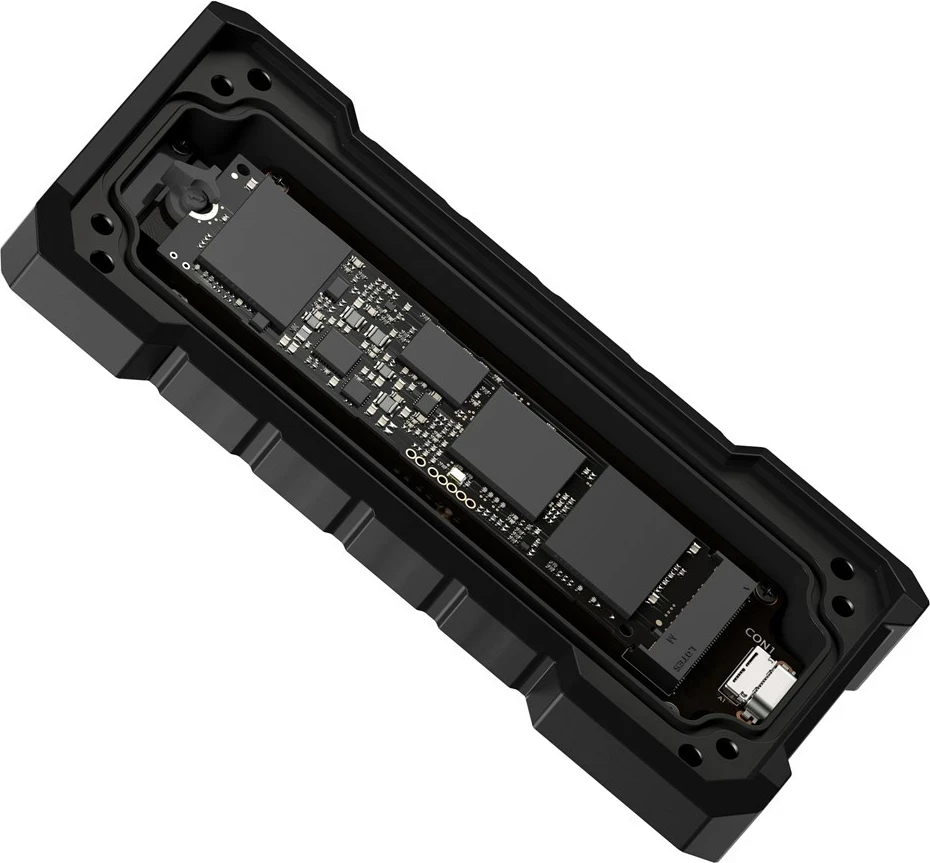 Kasë SSD ASUS TUF Gaming A2, M.2, 4 TB, Alumini, E zezë