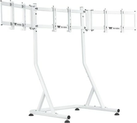 Mbajtës për 3 monitorë Thermaltake Triple Monitor Stand, për cockpit, i bardhë