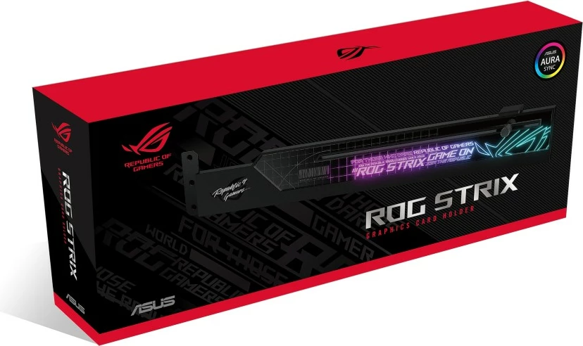 Mbajtëse kartelë grafike ASUS ROG STRIX HOLDER, RGB