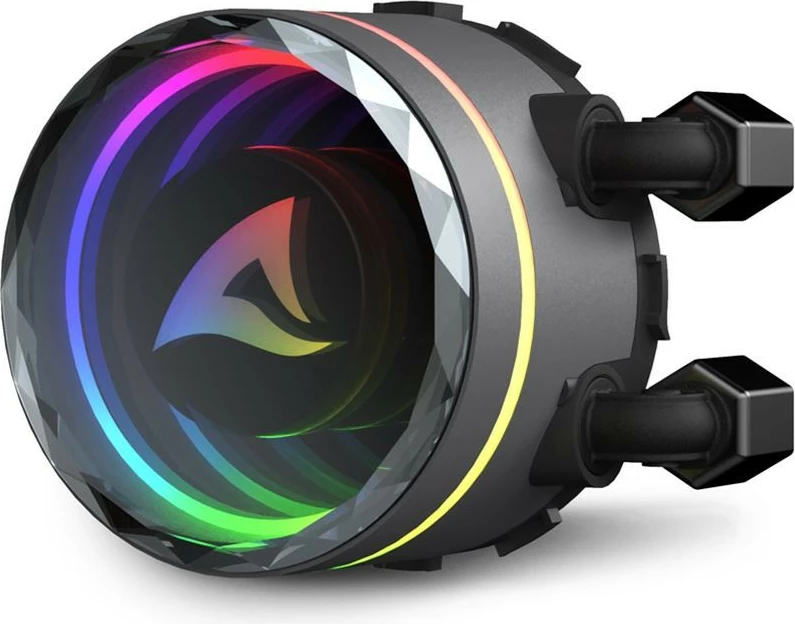 Ftohës uji all-in-one Sharkoon S90 RGB, 3x12cm, për procesor, RGB, i zi