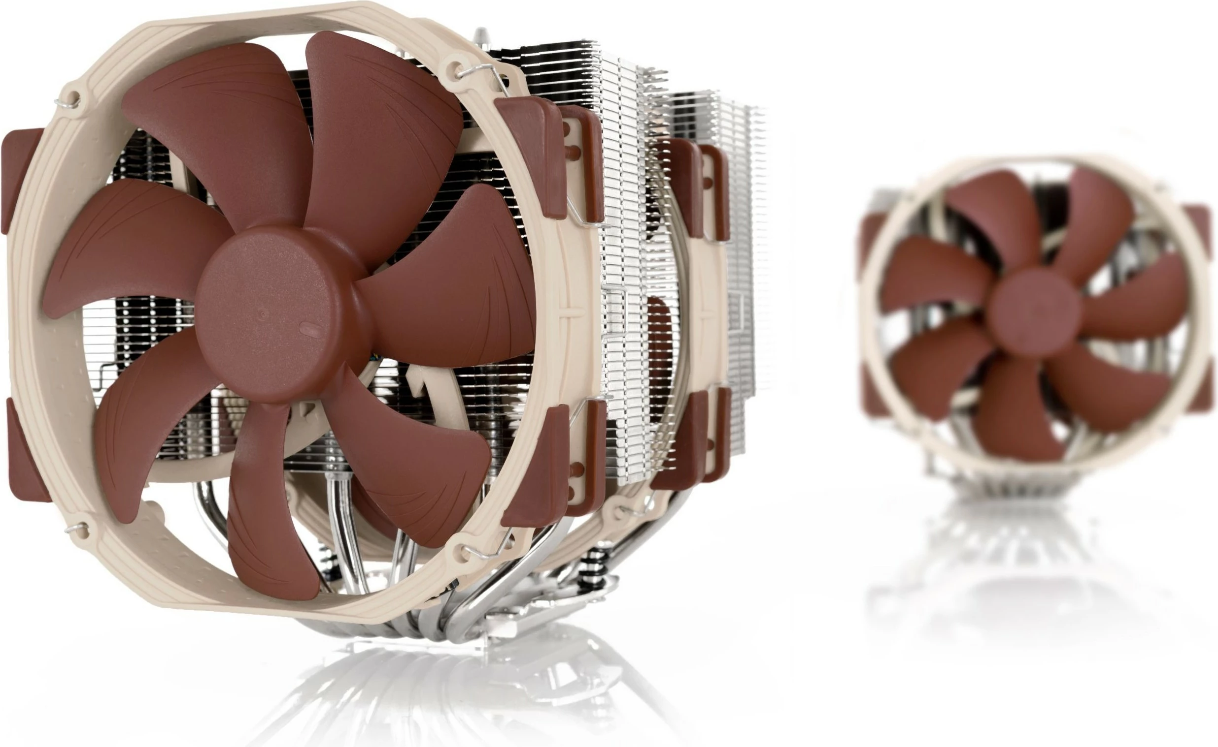 Cooler Noctua NH-D15 SE-AM4, 2 ventilatorë, për Socket AM4, bezhë/kafe