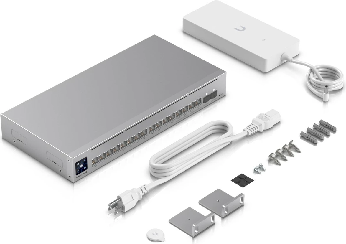 Switch Ubiquiti Pro Max 16 PoE, Managed, L3, Gigabit Ethernet, Rack mounting