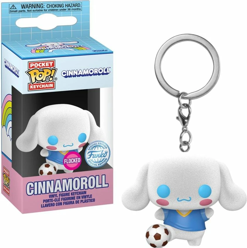Varëse çelësash Funko Pop Sanrio Cinnamoroll, flocked, me top futbolli