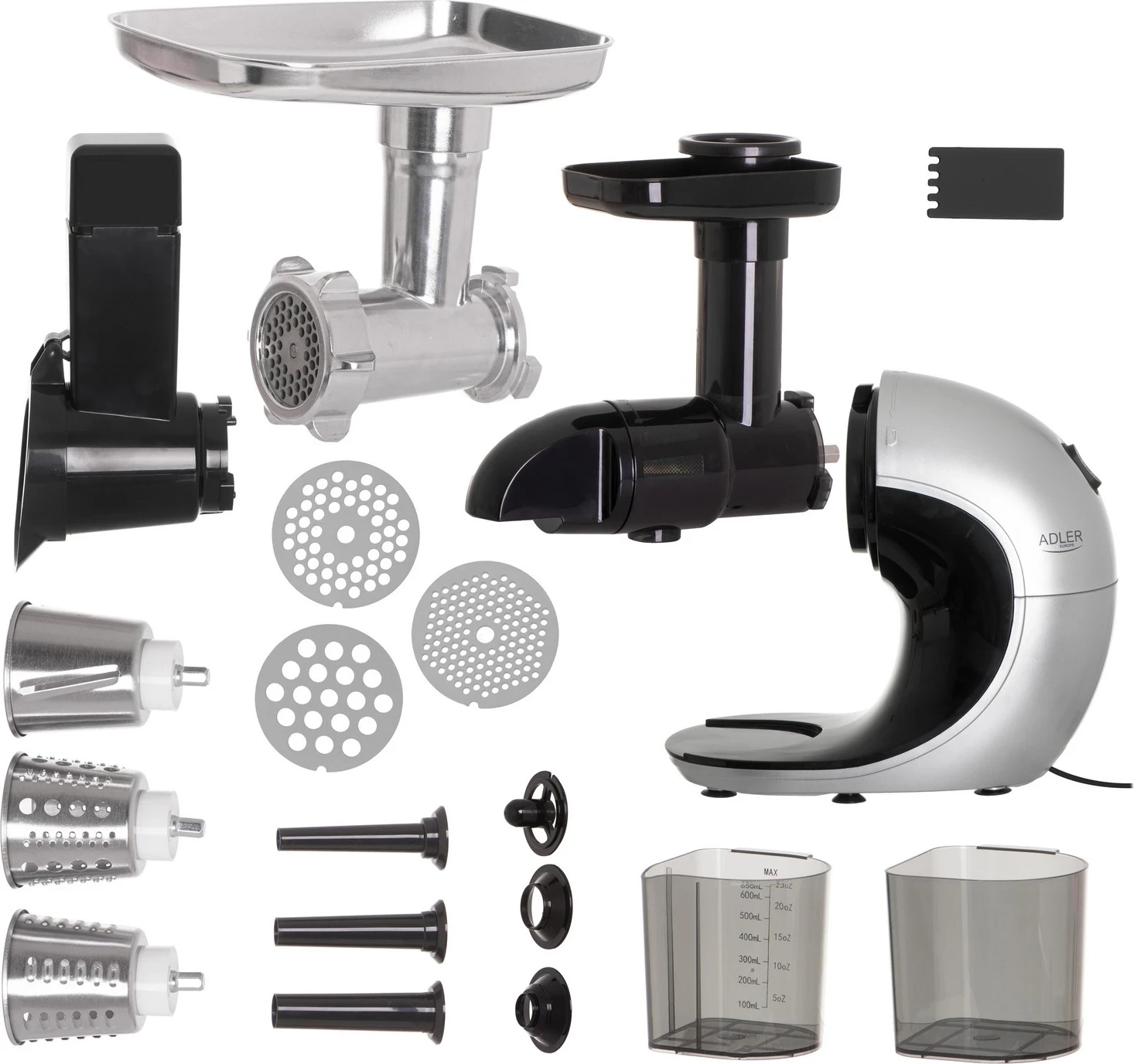 Adler AD 4131 3në1, argjendtë-zi